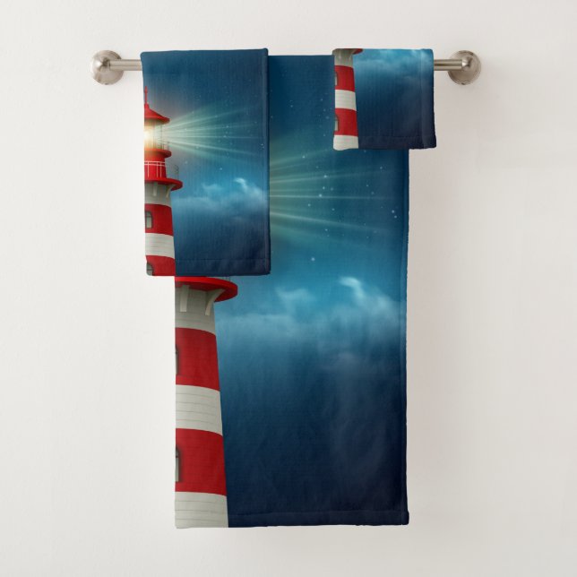 Lighthouse  bath towel set (Insitu)