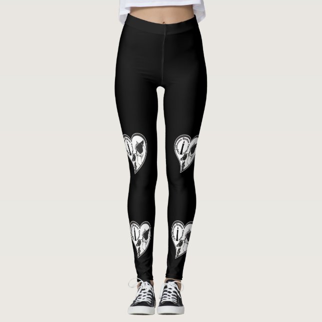 Lighthouse Boston Terriers Leggings (Front)