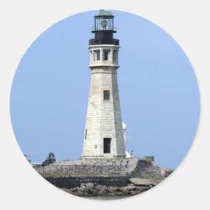 Lighthouse - Buffalo, New York Classic Round Sticker