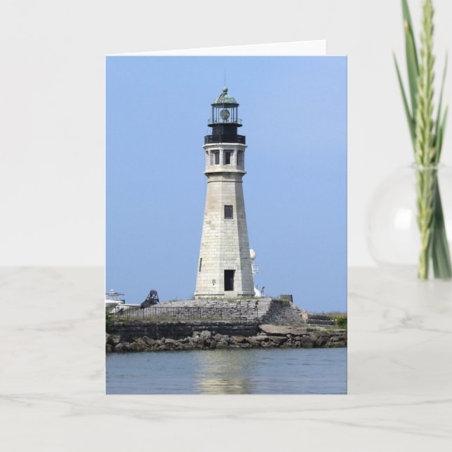 Lighthouse - Buffalo, New York Holiday Card (Front)