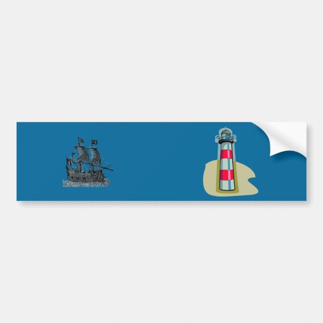 Lighthouse Bumper Sticker (Front)