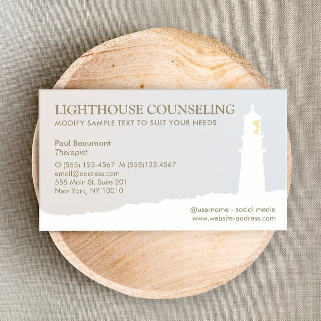 Lighthouse Business Card (Creator Uploaded)