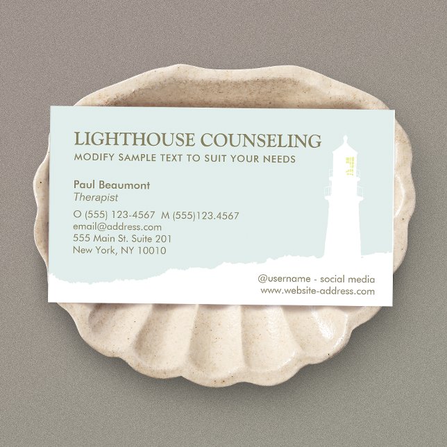 Lighthouse Business Card (Creator Uploaded)