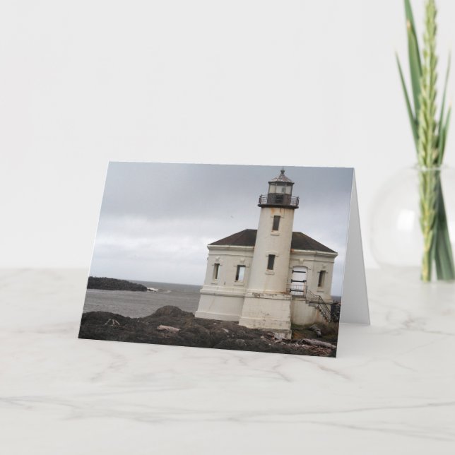 Lighthouse by the sea card (Front)