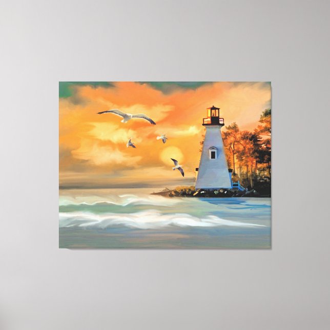 Lighthouse Canvas Print (Front)