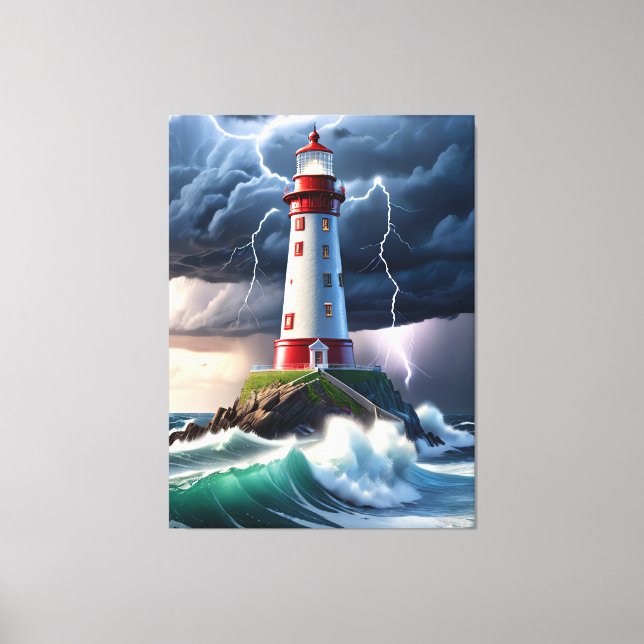 Lighthouse Canvas Print (Front)