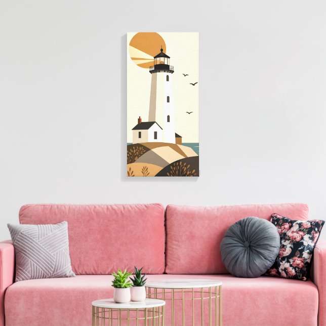 Lighthouse Canvas Print (Insitu(LivingRoom))