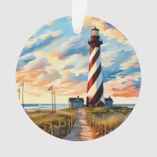 Lighthouse Cape Hatteras Ornament