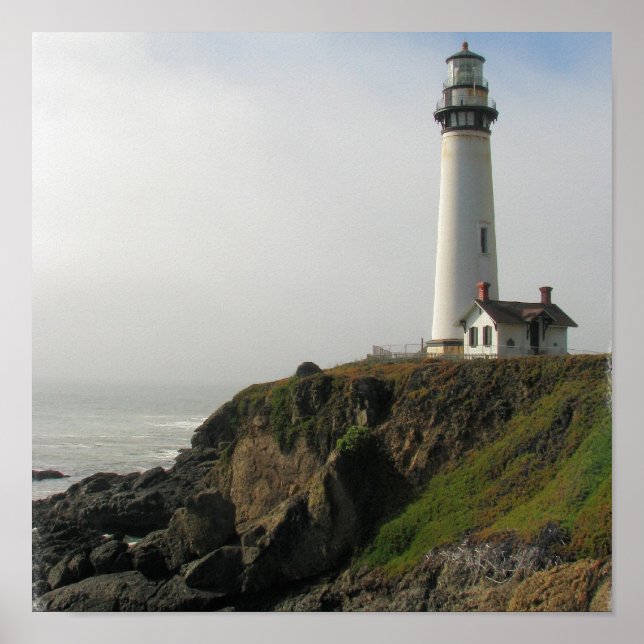 Lighthouse Cliff Poster (Front)