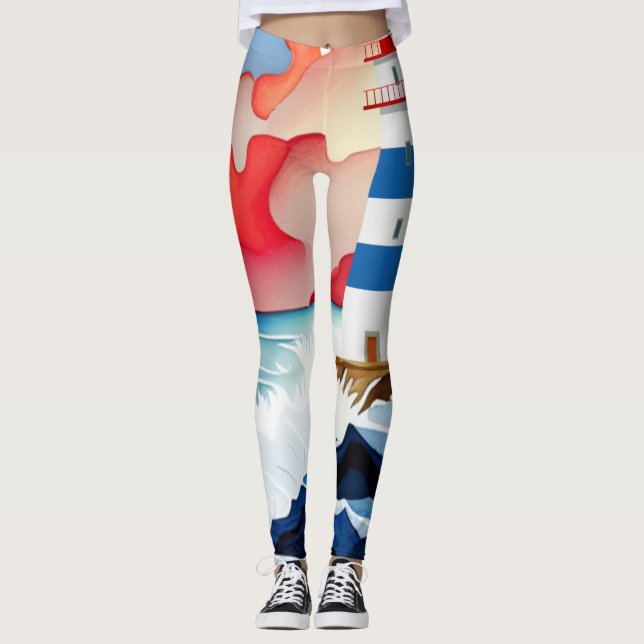 Lighthouse Collection Leggings (Front)