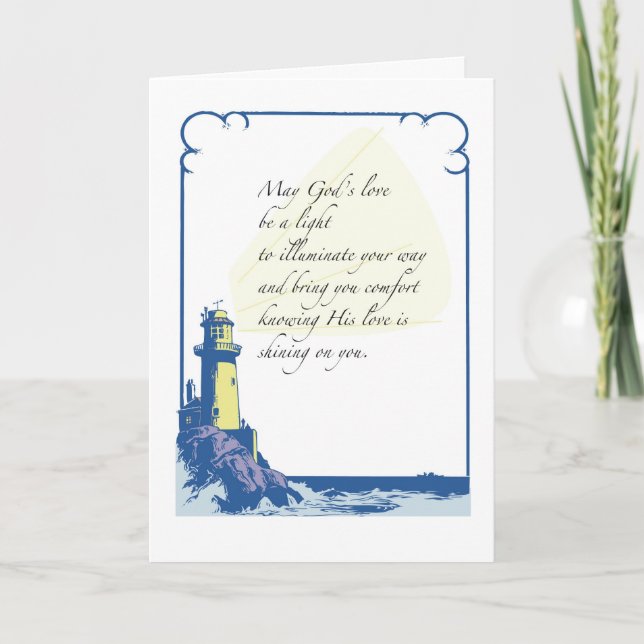 Lighthouse Comfort Thinking of You Card (Front)