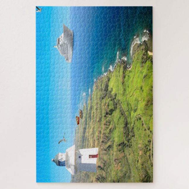 Lighthouse Cove Puzzle (Vertical)