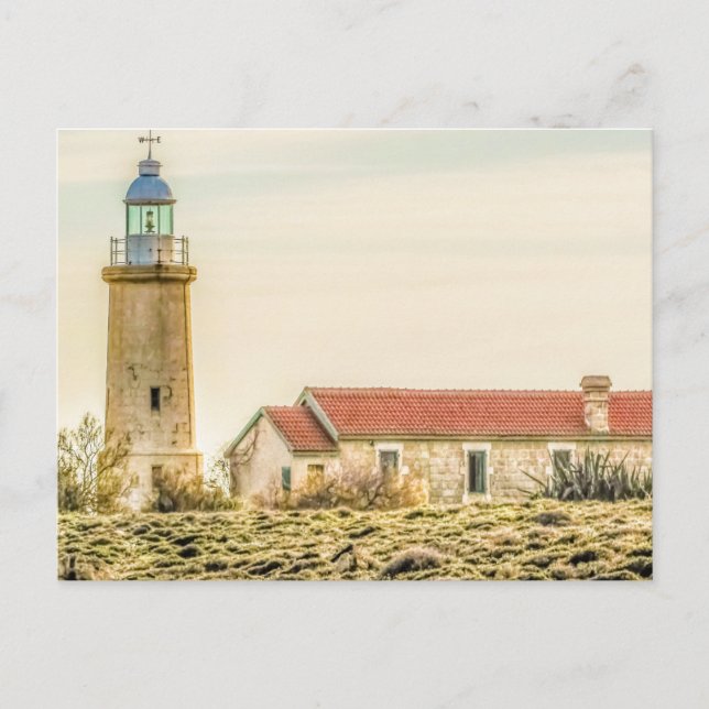 lighthouse Cyprus, Cavo Greko Postcard (Front)