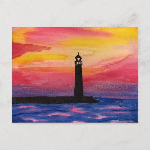 Lighthouse, Door County, WI Postcard