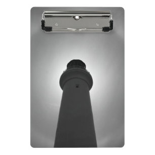 Lighthouse Effect - black and white Mini Clipboard