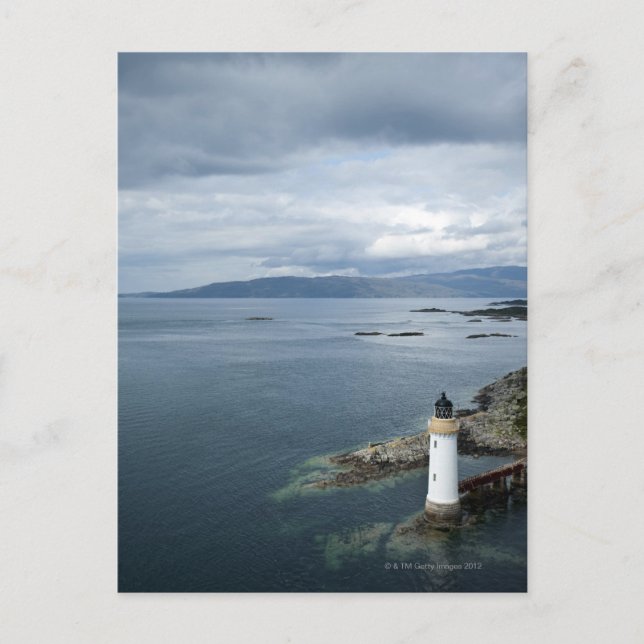 Lighthouse, Eilean Ban, Inner Sound, Scotland, Postcard (Front)