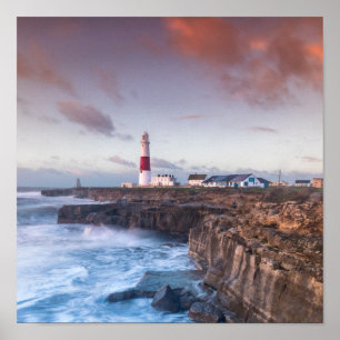 Lighthouse England Poster