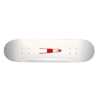 lighthouse flat graphic red white.png skateboard