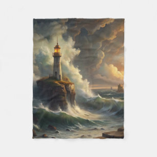 Lighthouse Fleece Blanket