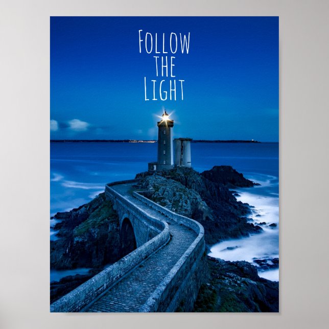 Lighthouse Follow the Light Poster (Front)