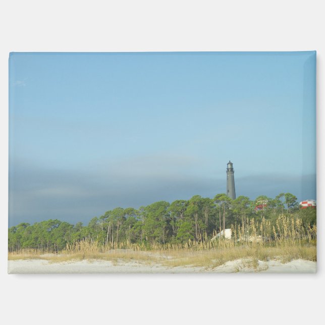 Lighthouse from afar magnet (Front)