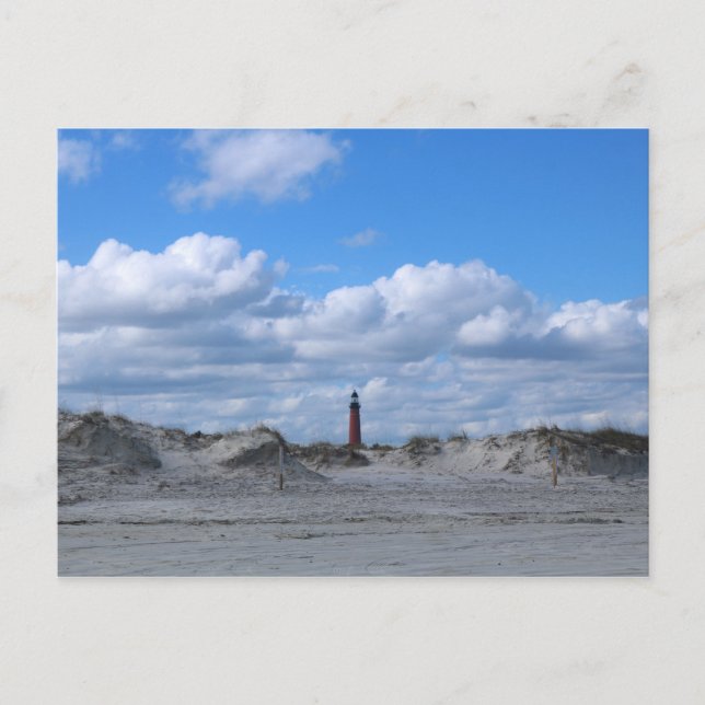 Lighthouse from the Beach Postcard (Front)