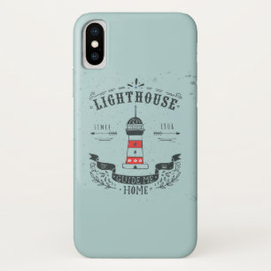 Lighthouse Guide Me Home Poster Case-Mate iPhone Case