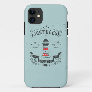 Lighthouse Guide Me Home Poster Case-Mate iPhone Case