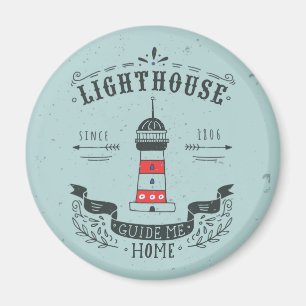 Lighthouse Guide Me Home Poster Magnet