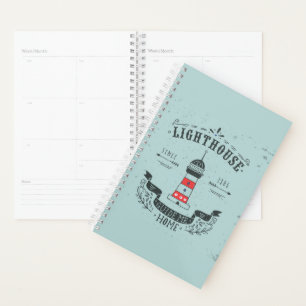 Lighthouse Guide Me Home Poster Planner