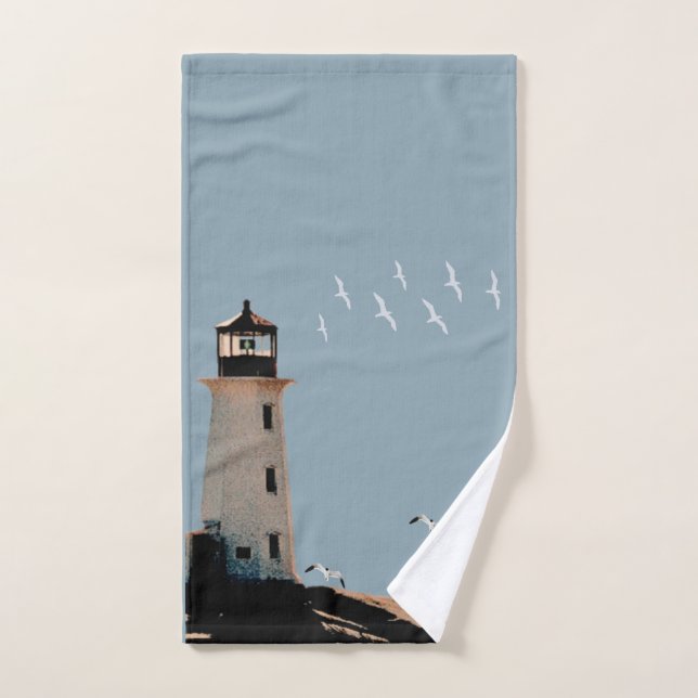 Lighthouse hand towel (Hand Towel)