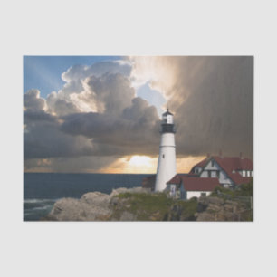 Lighthouse in a Storm Tissue Paper