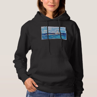 Lighthouse in Blue Hoodie