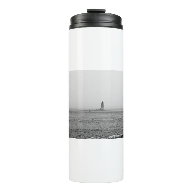 Lighthouse in the Distance Thermal Tumbler (Front)