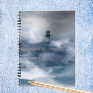 Lighthouse in the storm - Baltic Sea Notebook
