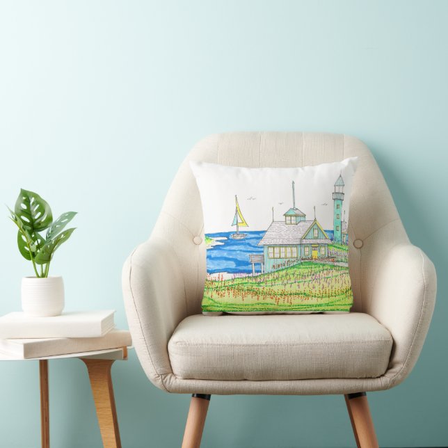 Lighthouse Island Pillow (Chair)