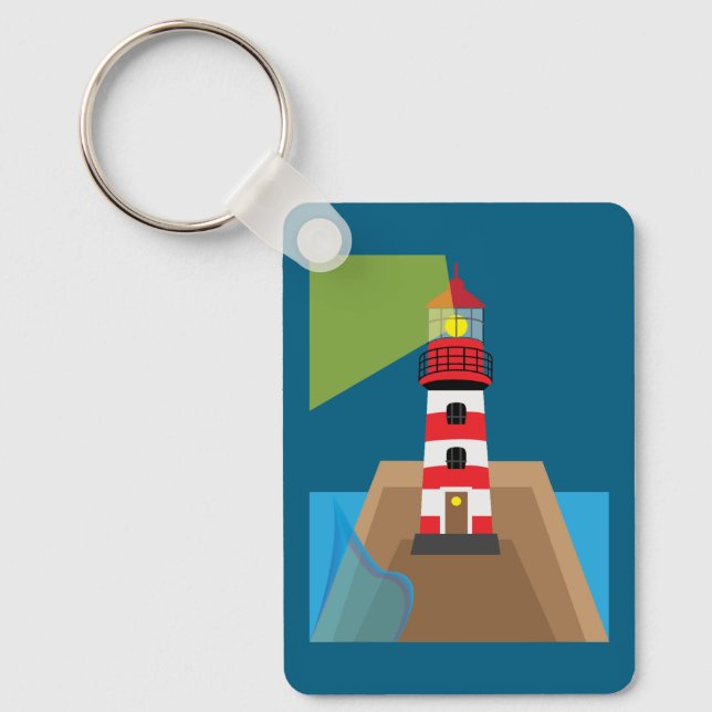Lighthouse Key Ring (Front)