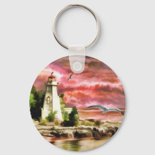 Lighthouse Key Ring