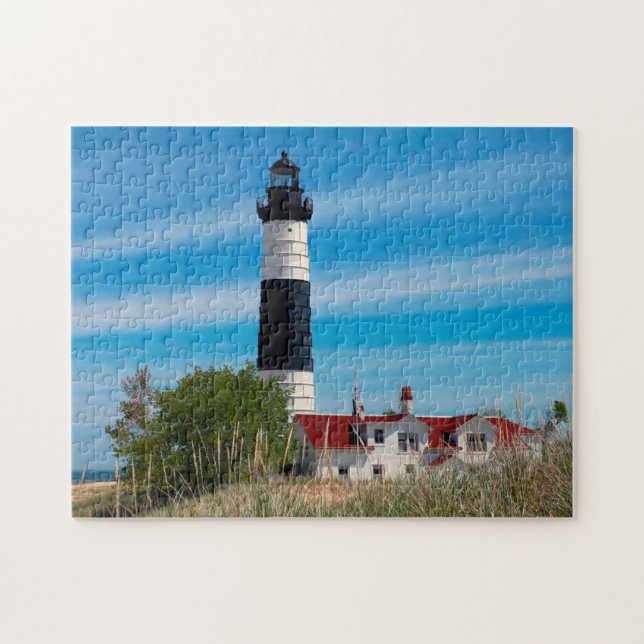 Lighthouse Michigan. Jigsaw Puzzle (Horizontal)