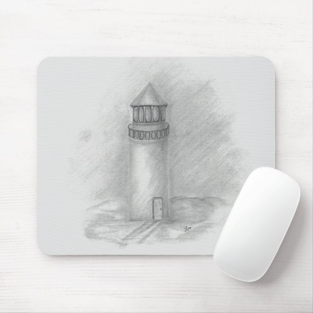 Lighthouse Mousepad (With Mouse)