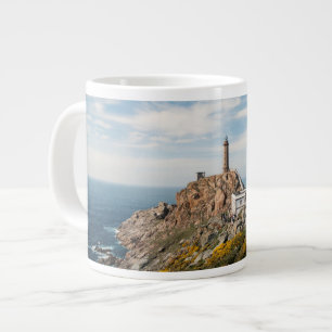 Lighthouse & Museum Cabo Vilan Galicia Spain Large Coffee Mug