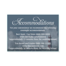 Lighthouse Nautical Accommodation Reception Cards