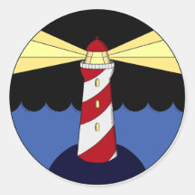 lighthouse nauticle sticker