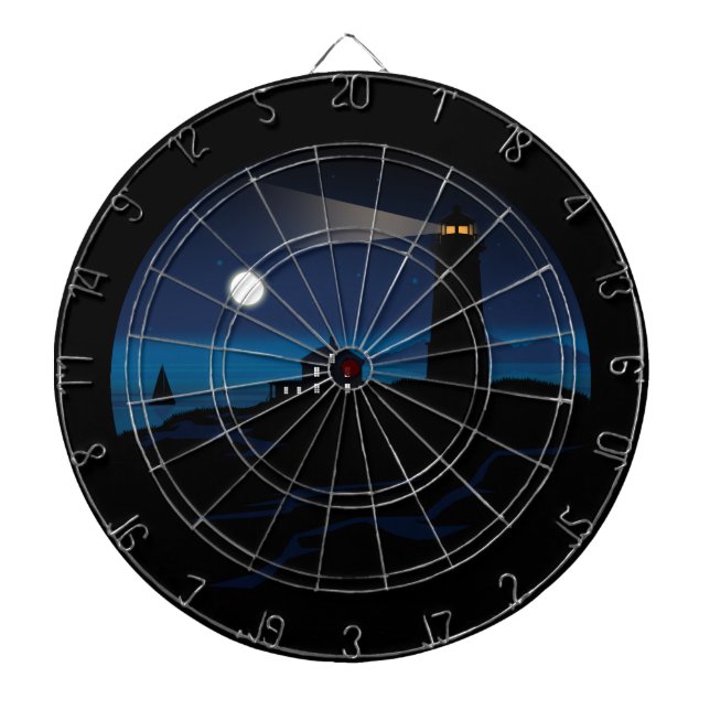 Lighthouse - Night   Dartboard (Front)