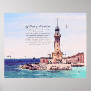 Lighthouse of Alexandria Poster