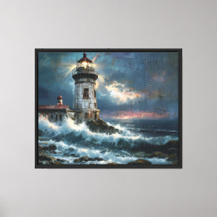 Lighthouse of Forgotten Souls Canvas Print