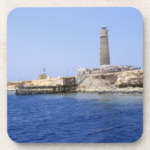 Lighthouse on Brother Islands, Red Sea, Egypt Coaster
