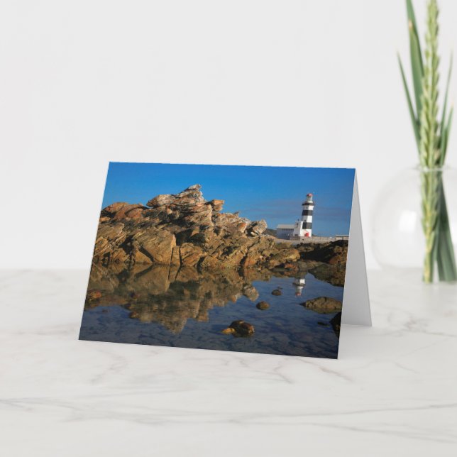 Lighthouse on Cape Recife Holiday Card (Front)