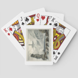 Lighthouse on Flamborough Head, from Volume VI of Playing Cards
