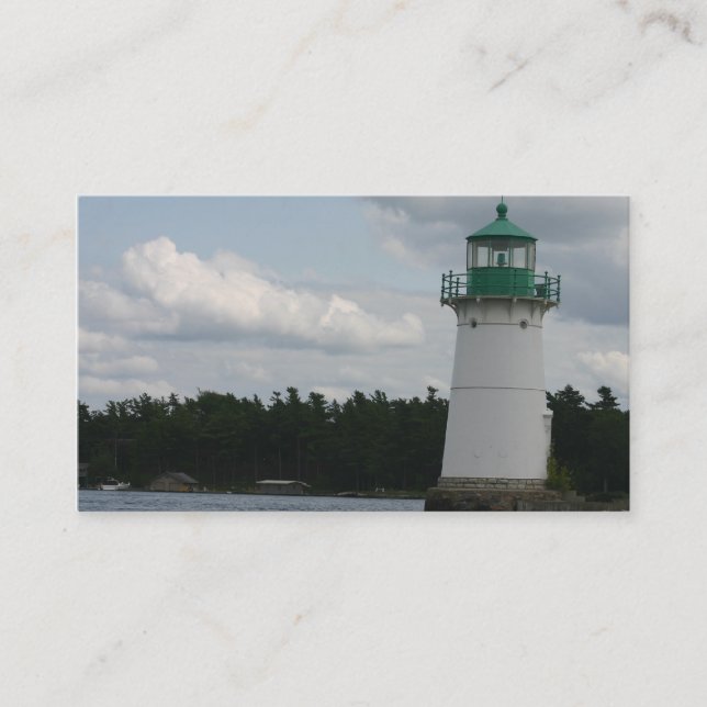 Lighthouse On The Lake Business Card (Front)